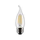 satco S21885 4W CA10 Clair LED Ampoule 5000K