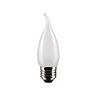 satco S21886 4W CA10 Givre LED Ampoule 5000K
