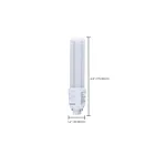 Satco S29856 9.5W Givre PL LED Ampoule