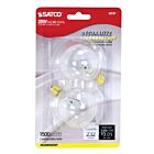 Satco S3727 25W G16-1/2 Globe Incandescent 2700K (Paquet de 2)