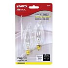 Satco S3774 25W CA8 Ampoule Incandescente 2700K (Paquet de 2)