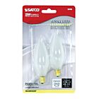 Satco S3785 25W BA9 1/2 Ampoule Incandescente Décorative (Paquet de 2)
