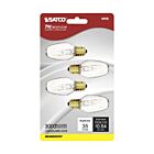 Satco S4725 7W C7 Ampoule Incandescente 2700K (Paquet de 4)