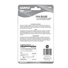 Satco S4740 40W B10 Ampoule Incandescente 2700K (Paquet de 2)
