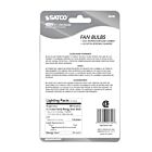 Satco S4742 40W B10 Ampoule Incandescente 2700K (Paquet de 2)