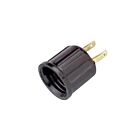 Adaptateur de douille en bakelite Satco S70-545 ivoire