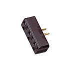 Adaptateur de prise triple Satco S70-547 ivoire