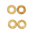 4 Contre-écrous moletés en laiton Satco S70-620