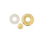 Bouchon de verrouillage au plafond en verre Satco S70-638 plaqué nickel