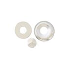 Bouchon de verrouillage au plafond en verre Satco S70-639 laiton plaqué