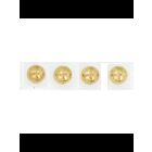 Boutons en laiton fileté Satco S70-660 plaqué nickel