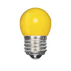 satco S9166 1.2W S11 Jaune céramique LED Ampoule