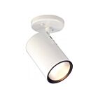 Plafonnier en forme de cylindre Nuvo Lighting SF76-418 1-Lumière 50W Blanc