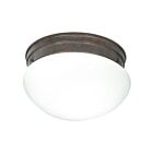Plafonnier en forme de champignon Nuvo Lighting SF76-602 2-Lumières 120W Bronze ancien