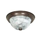 Plafonnier Nuvo Lighting SF76-606 2-Lumières 120W Bronze ancien
