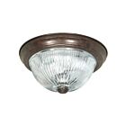 Plafonnier Nuvo Lighting SF76-607 2-Lumières 120W Bronze ancien