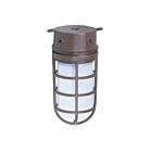 Luminaire LED étanche de plafond Satco SF76-625 100W Bois bronze