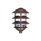 Éclairage de sentier Satco SF76-633 100W Bronze ancien