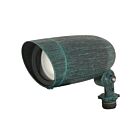 Projecteur flood halogène paysagé Satco SF76-655 50W Vert de Gris Antique