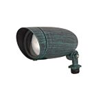 Projecteur flood halogène paysagé Satco SF76-656 50W Vert de Gris Antique