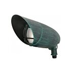 Projecteur flood halogène paysagé Satco SF76-657 75W Vert de Gris Antique