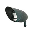 Projecteur flood halogène paysagé Satco SF76-658 150W Vert de Gris Antique