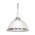Pendentif en forme de Bol sur chaîne Nuvo Lighting SF76-691 1-Lumière 100W Nickel brossé