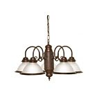 Chandelier 1-tier Nuvo Lighting SF76-694 5-Lumières 300W Bronze ancien