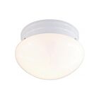 Plafonnier en forme de petit champignon Nuvo Lighting SF77-060 1-Lumière 60W Blanc