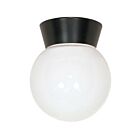 Plafonnier Nuvo Lighting SF77-157 1-Lumière 60W Noir