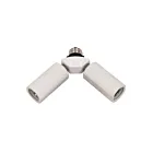 Adaptateur de douille à base moyenne à 2 lumières Satco SF77-607