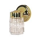 Lanterne murale Nuvo Lighting SF77-996 1-Lumière 60W Laiton poli