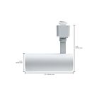 Satco TH701 10W Blanc mat LED Tête de rail Lumière