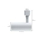 Satco TH703 10W Blanc mat LED Tête de rail Lumière