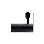 Satco TH712 20W Noir mat LED Tête de rail Lumière