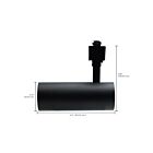 Satco TH714 20W Noir mat LED Tête de rail Lumière