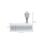 Satco TH731 15W Blanc mat LED Tête de rail Lumière