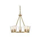 Lustre Savoy House Calhoun 1-1021-5-322 5 Lumières 300W Laiton chaud
