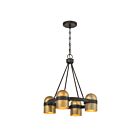 Savoy House 1-1151-4-333 Andover 4-Luminaires 40W Bronze méditerranéen Incandescente/LED Lustre
