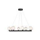 Savoy House 1-1238-8-89 Castello 8-Luminaires 32W Noir mat Lustre avec LED intégrée