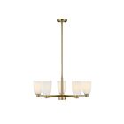 Savoy House 1-1246-5-127 Baldwin 5-Luminaires 60W Laiton noble Incandescente/LED Lustre