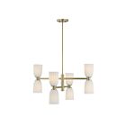 Savoy House 1-1248-8-127 Baldwin 8-Luminaires 60W Laiton noble Incandescente/LED Lustre