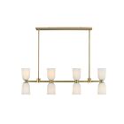 Savoy House 1-1249-8-127 Baldwin 8-Luminaires 60W Laiton noble Incandescente/LED Lustre