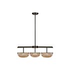 Savoy House 1-1251-3-15 Hubbard 3-Luminaires 30W Bronze méditerranéen Lustre avec LED intégrée