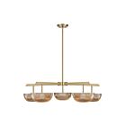 Savoy House 1-1252-5-127 Hubbard 5-Luminaires 50W Laiton noble Lustre avec LED intégrée
