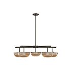 Savoy House 1-1252-5-15 Hubbard 5-Luminaires 50W Bronze méditerranéen Lustre avec LED intégrée