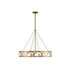 Savoy House 1-1269-8-339 Halstead 8-Luminaires 60W Patine antique Incandescente/LED Lustre