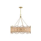 Savoy House 1-1412-8-322 Shawnee 8-Luminaires 60W Laiton chaud Incandescente/LED Lustre