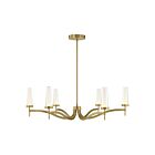 Savoy House 1-1464-6-322 Butler 6-Luminaires 30W Laiton chaud LED Lustre
