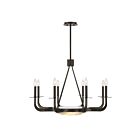 Savoy House 1-1487-9-15 Salford 9-Luminaires 225W Bronze méditerranéen LED Lustre